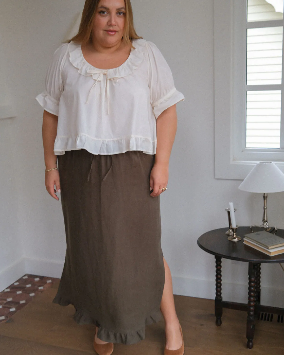 Girlie Skirt | Olive sold by Harly Jae product image thumbnail 2