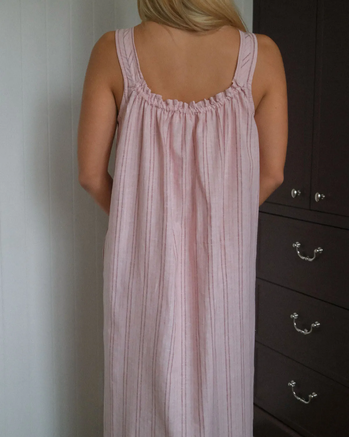 Gigi Dress | Long | Peony Stripe sold by Harly Jae product image thumbnail 5