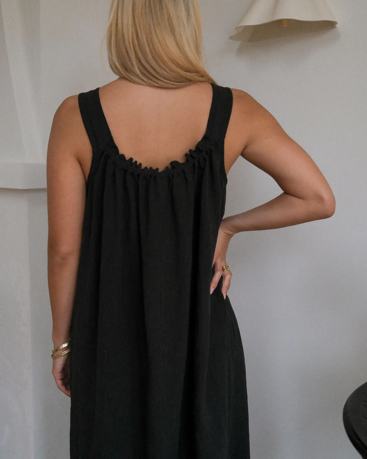 Gigi Dress | Long | Noir sold by Harly Jae product image thumbnail 5