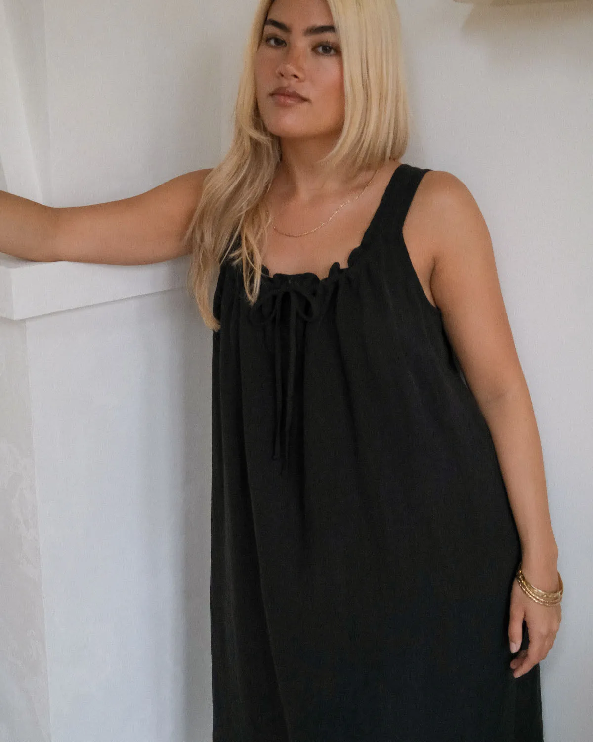 Gigi Dress | Long | Noir sold by Harly Jae product image thumbnail 3