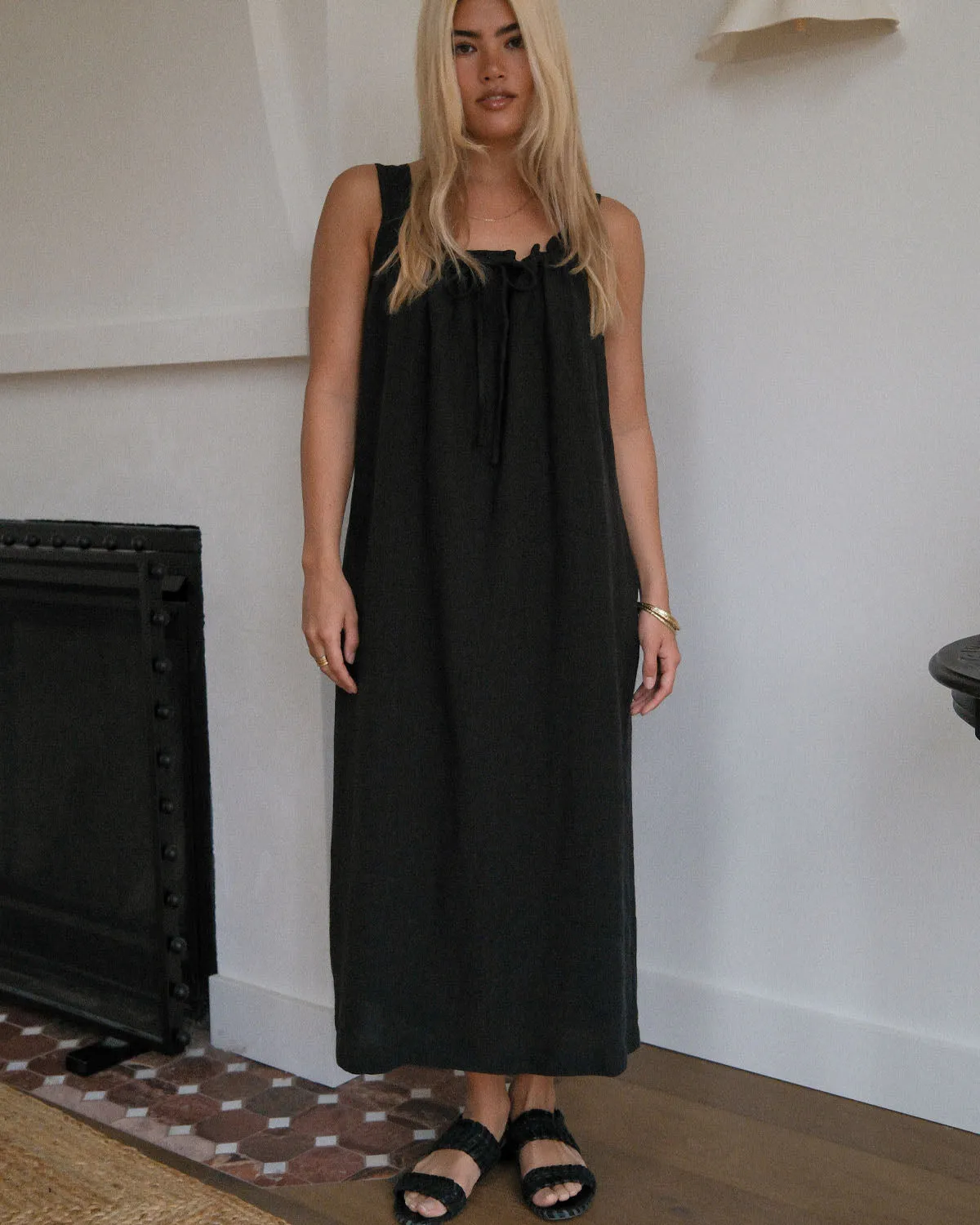 Gigi Dress | Long | Noir sold by Harly Jae product image thumbnail 4