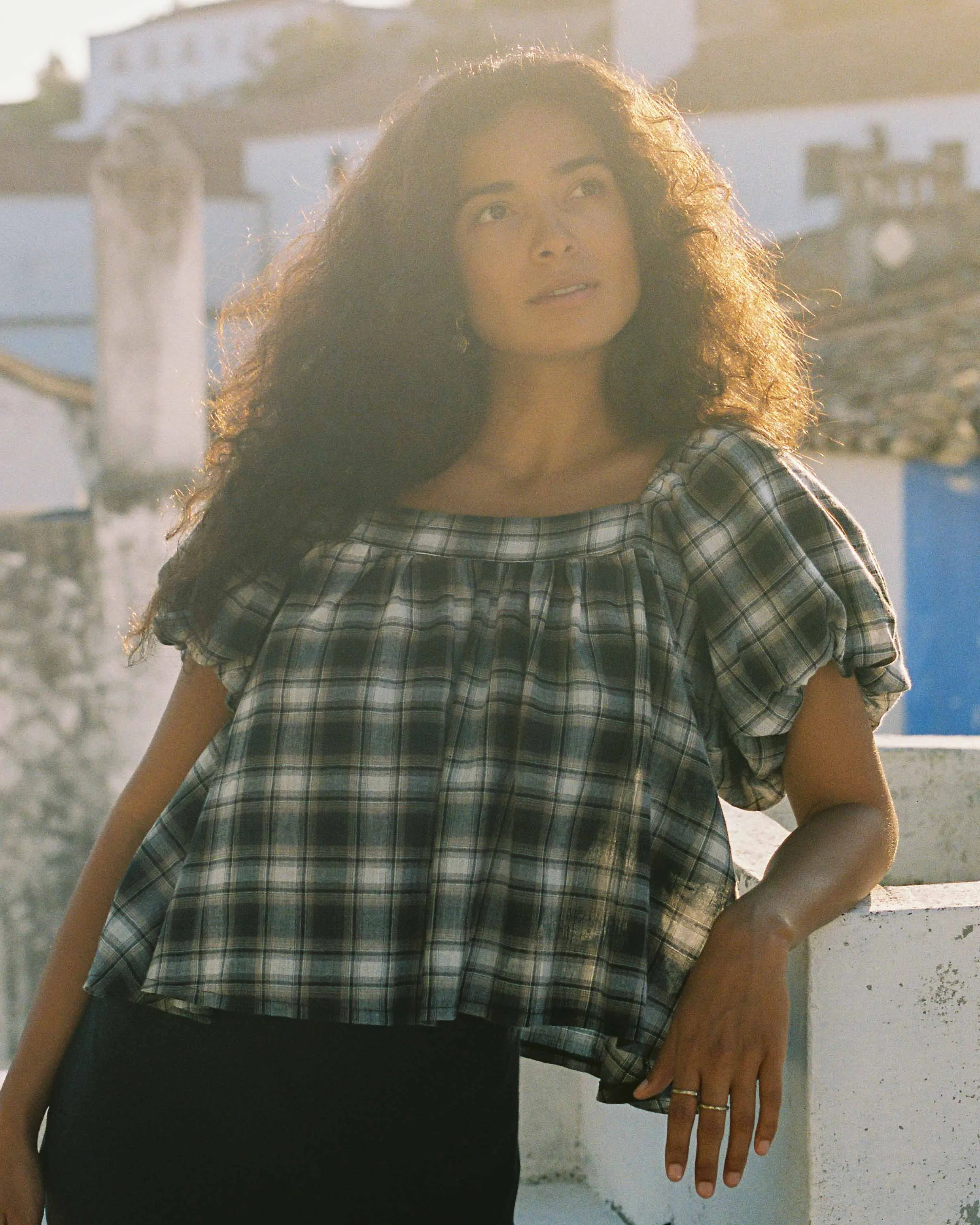Sample | Nuage Blouse | Tavern Plaid | 2X/3X sold by Harly Jae product image thumbnail 4