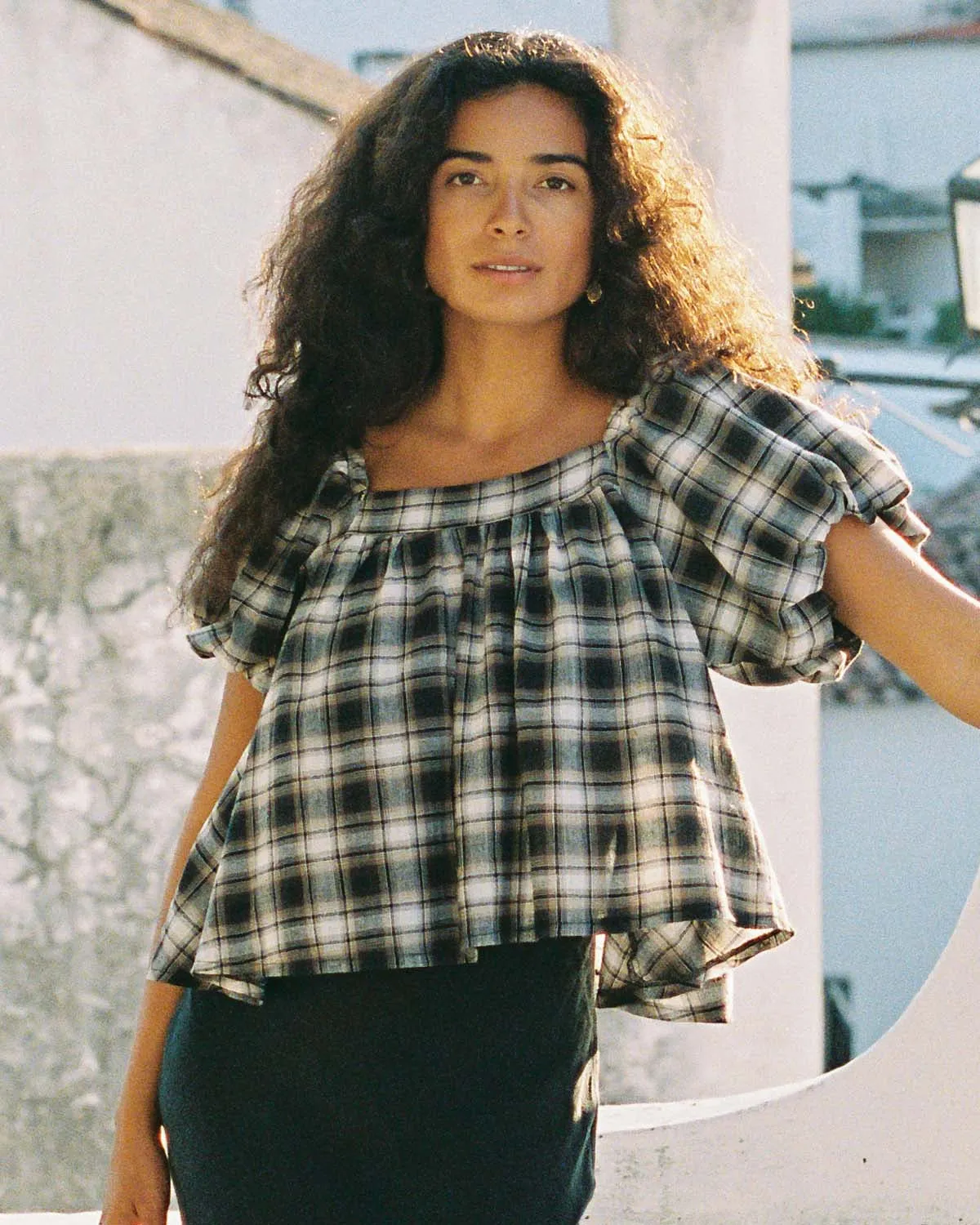 Sample | Nuage Blouse | Tavern Plaid | 2X/3X sold by Harly Jae product image thumbnail 2