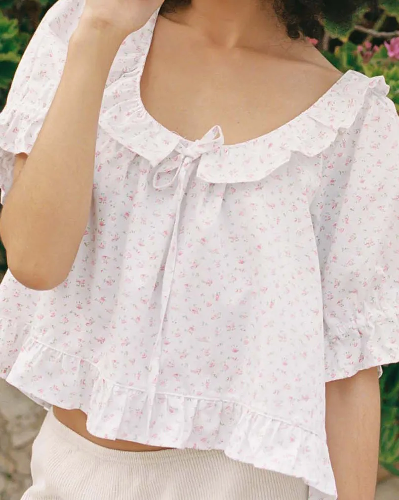 Last Chance | Doll Blouse | Rose Floral | XXL/1X sold by Harly Jae product image thumbnail 2