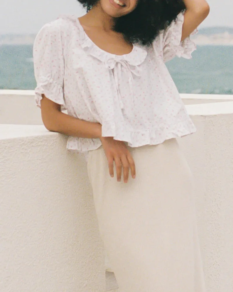 Last Chance | Doll Blouse | Rose Floral | XXL/1X sold by Harly Jae product image thumbnail 3