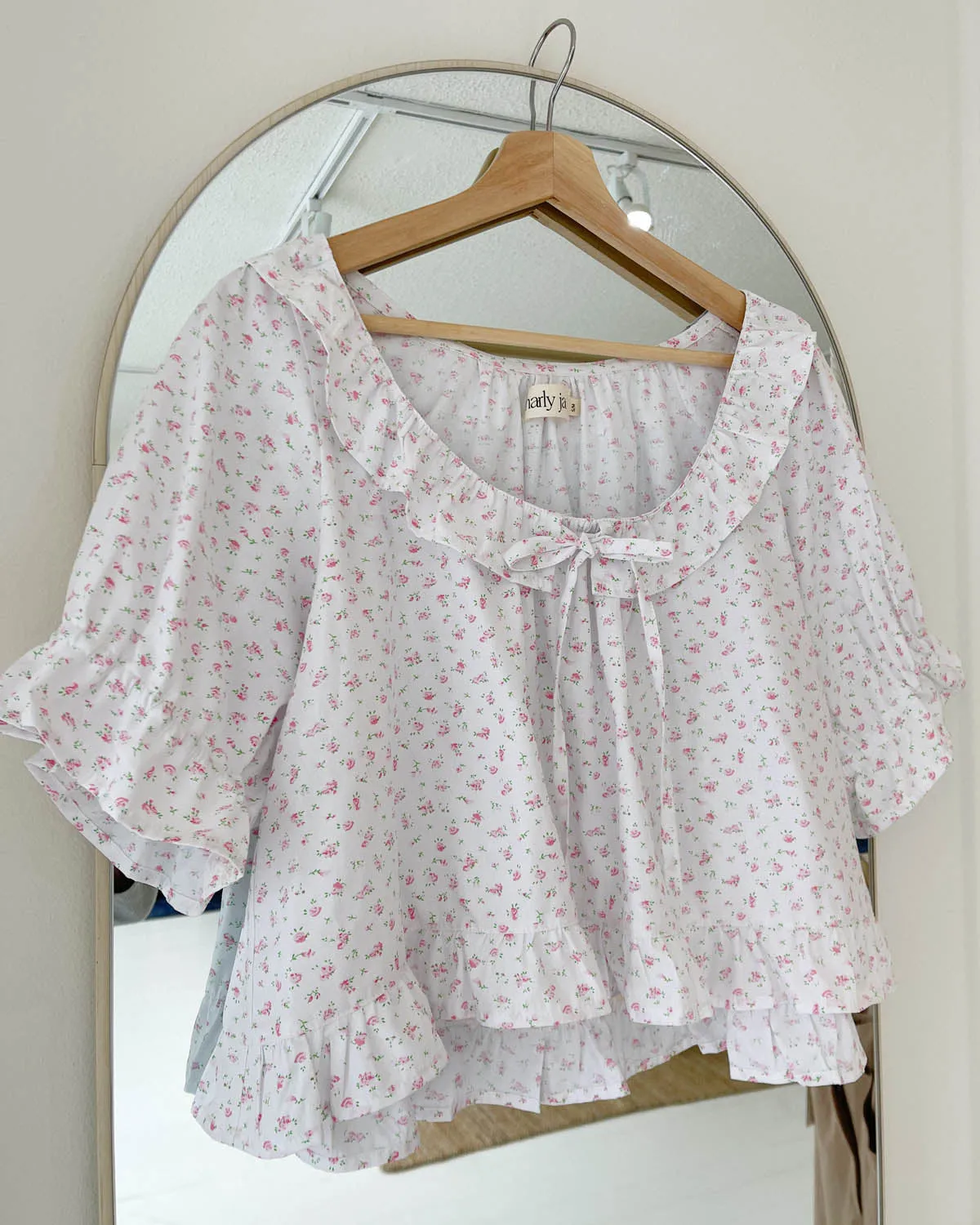 Last Chance | Doll Blouse | Rose Floral | XXL/1X sold by Harly Jae product image thumbnail 5
