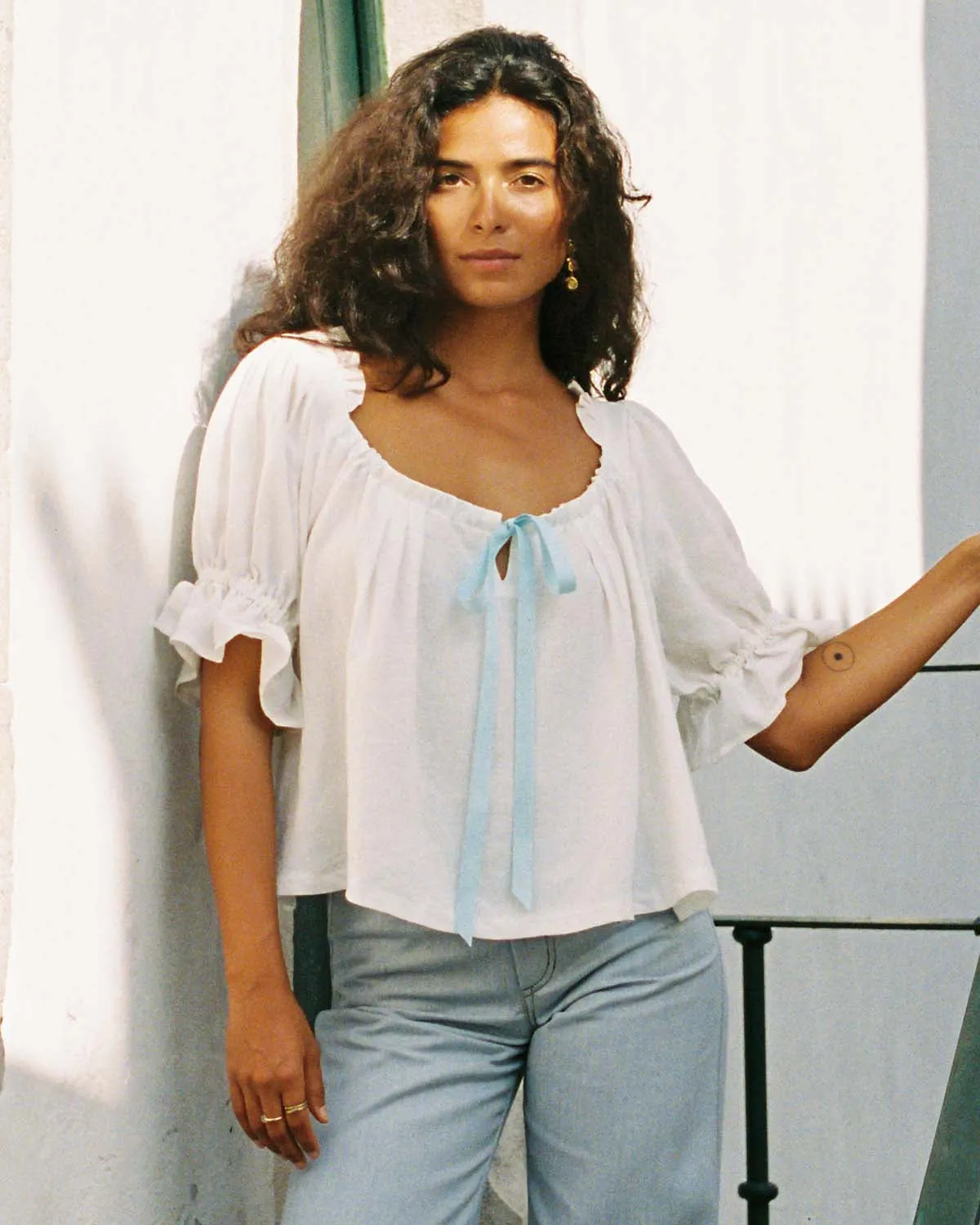 Last Chance | Juliette Blouse | Ivory | XXL/1X sold by Harly Jae product image thumbnail 3