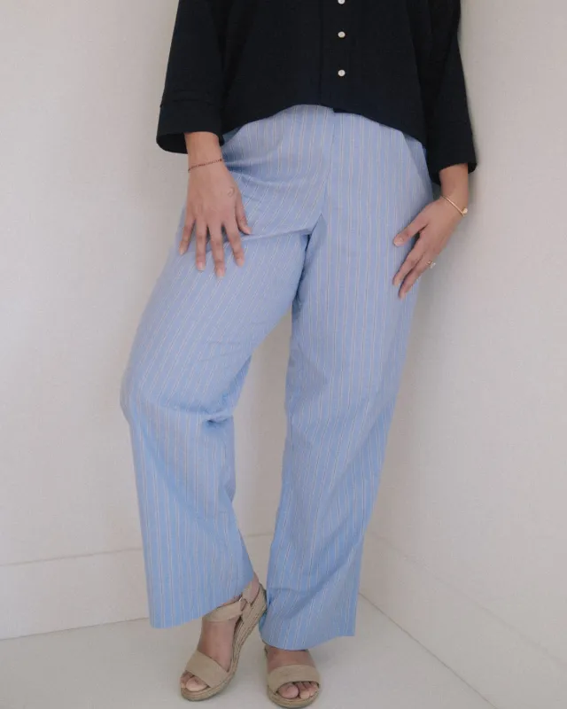 Sample | Easy Pants | "Not a PJ" Stripe | XL made by Harly Jae