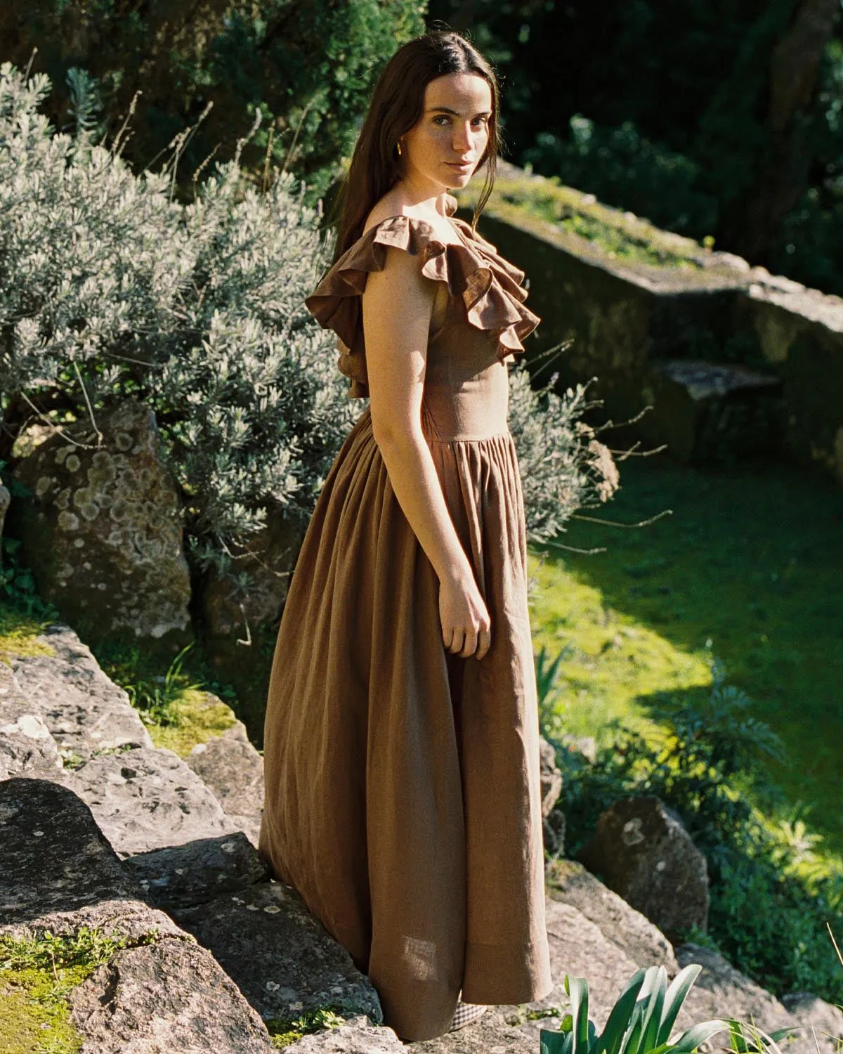 Sample | Céleste Dress | Chocolate | S sold by Harly Jae product image thumbnail 3