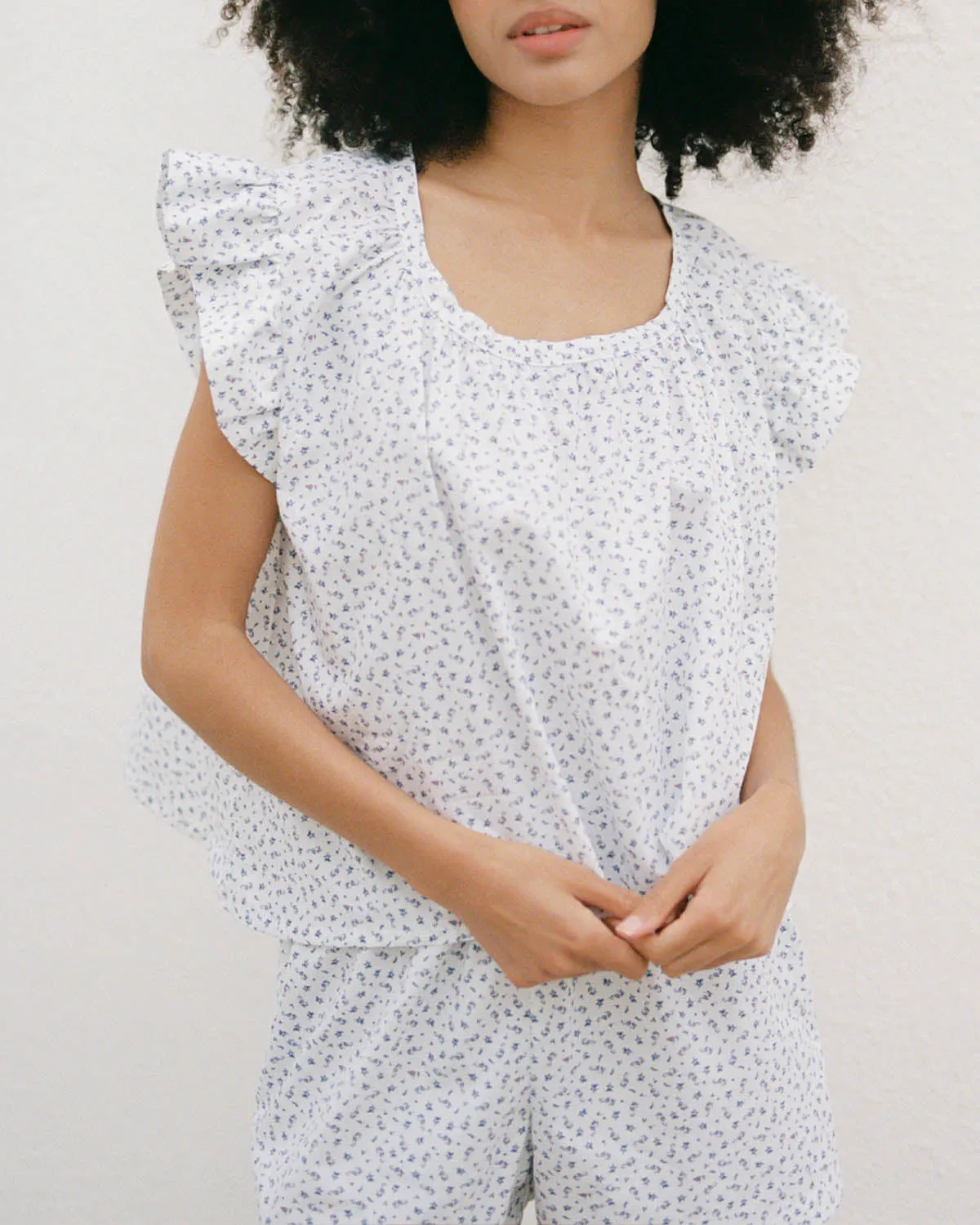 Sample | Cloud Sleepwear Top | Bouquet | XS sold by Harly Jae