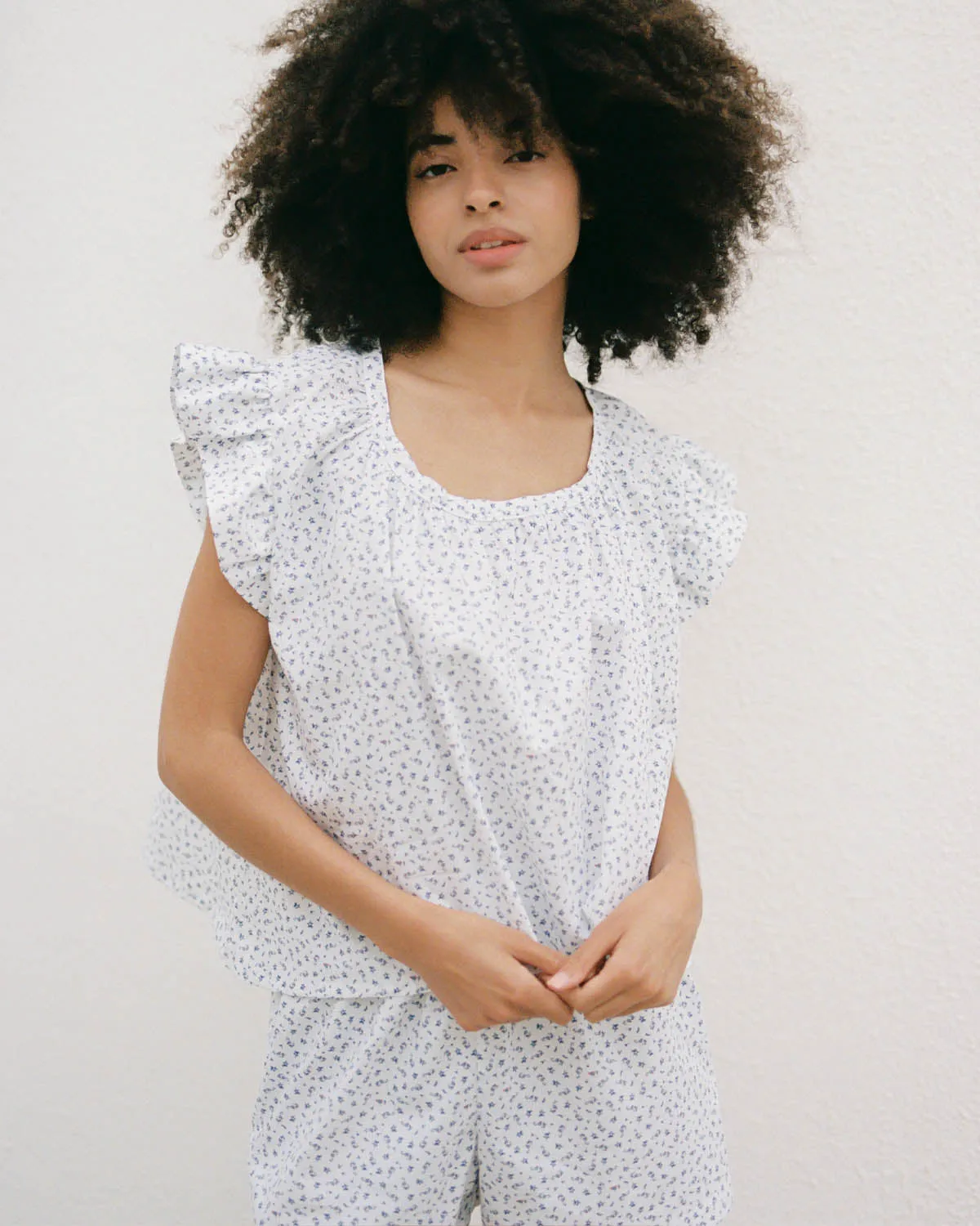 Sample | Cloud Sleepwear Top | Bouquet | XS sold by Harly Jae product image thumbnail 3