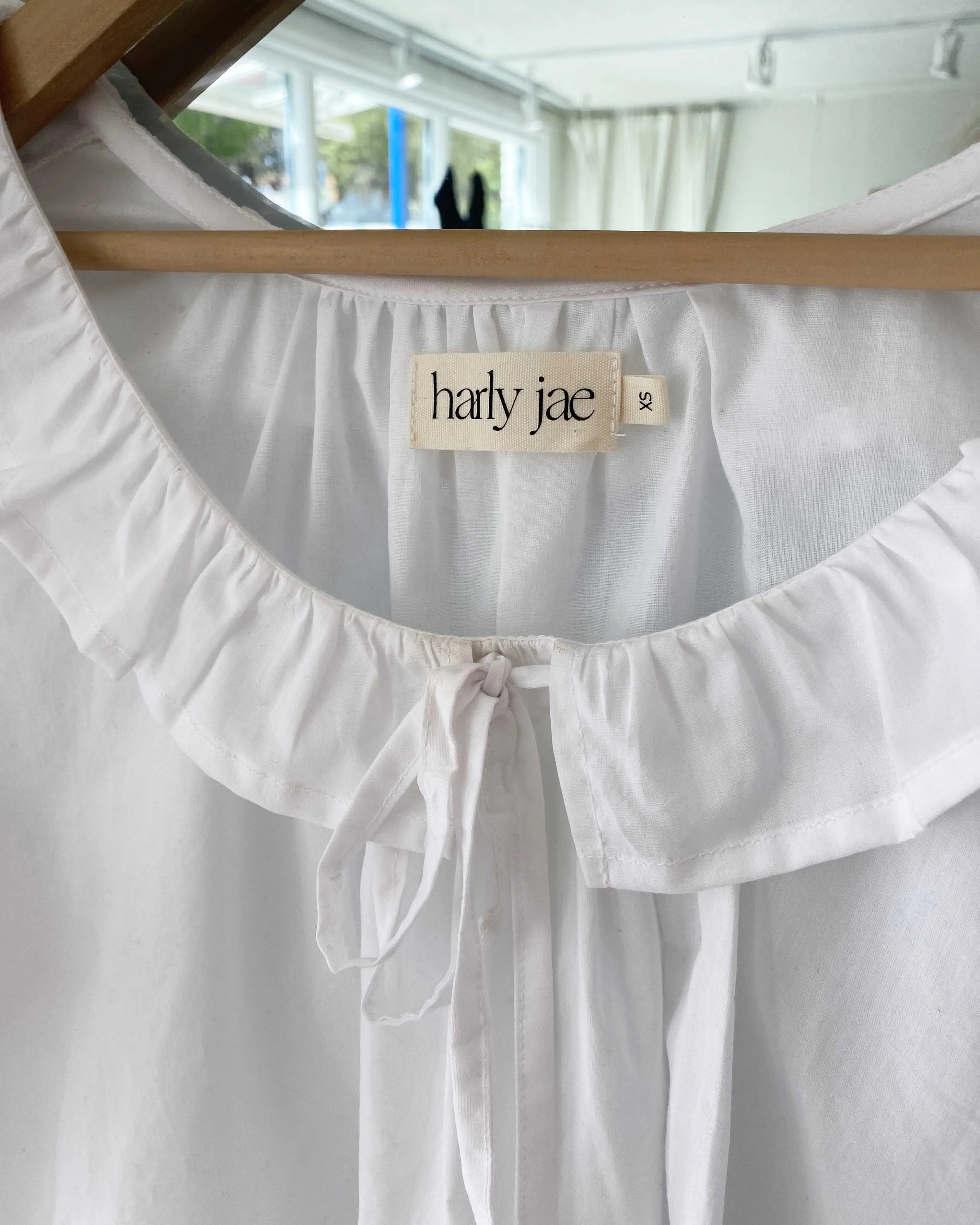Imperfect | Doll Blouse | Crisp White | XS sold by Harly Jae product image thumbnail 5
