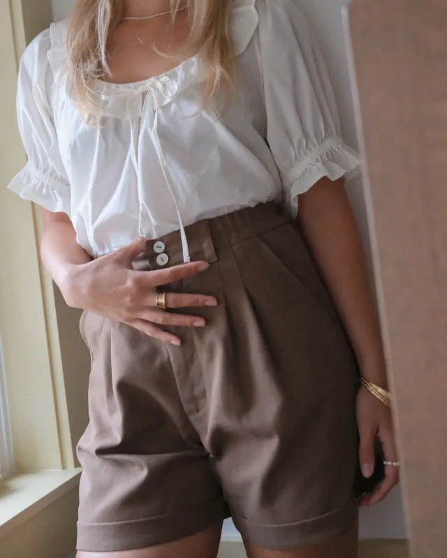 Thorne Shorts | Hazelnut made by Harly Jae