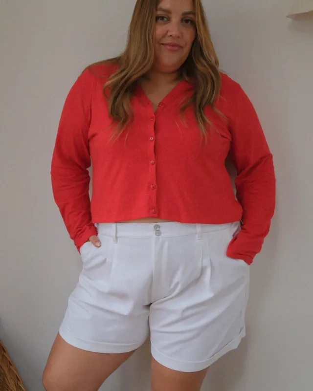Thorne Shorts | White made by Harly Jae
