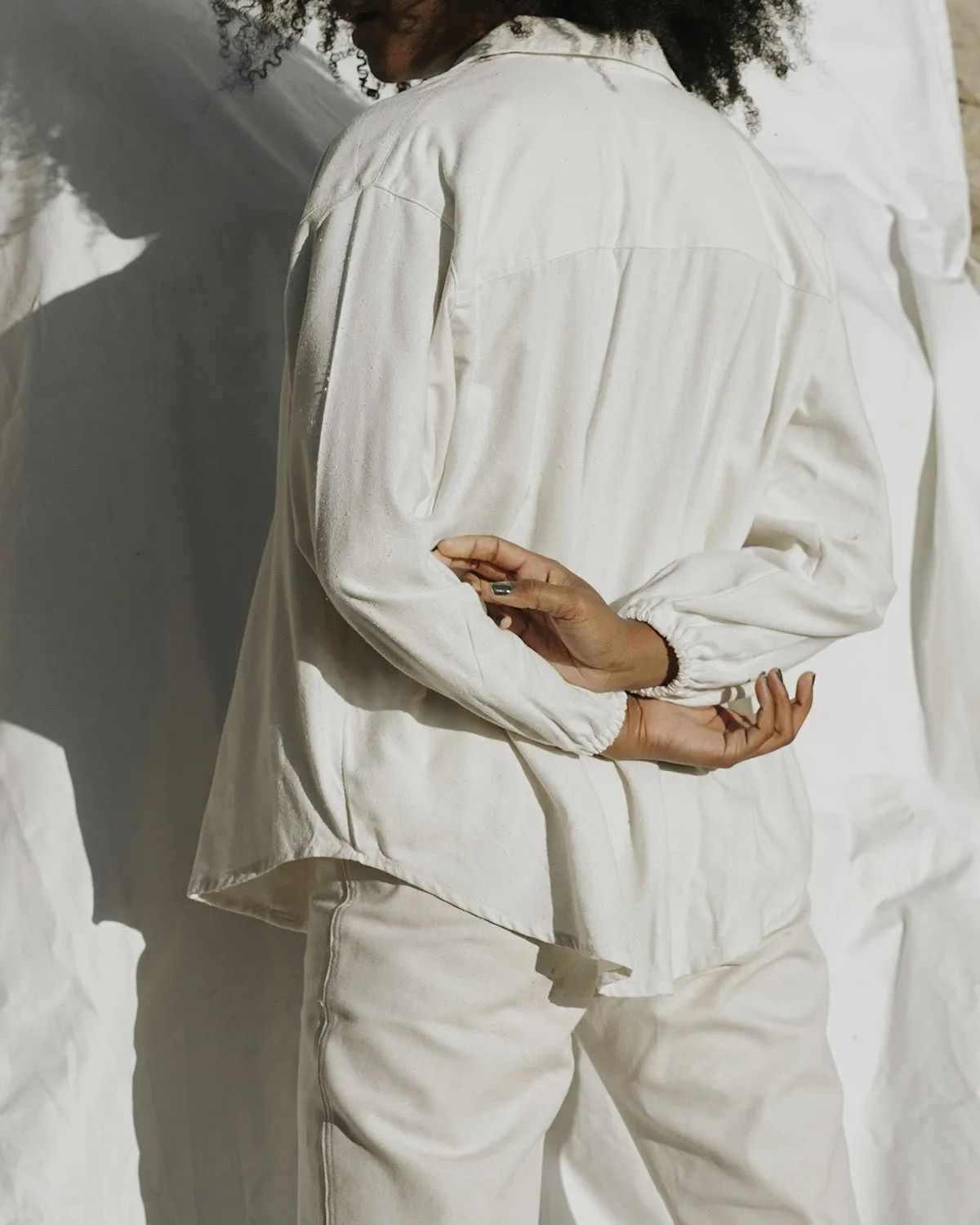Photo Sample | House Blouse | Ivory | 2X/3X sold by Harly Jae product image thumbnail 5