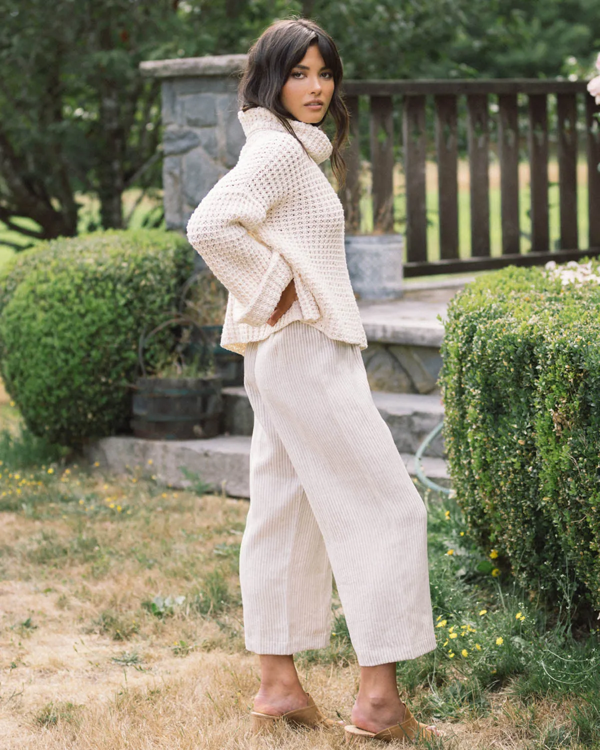 Last Chance | Aura Pants | Stone Stripe | 1X (Previous construction) sold by Harly Jae product image thumbnail 3