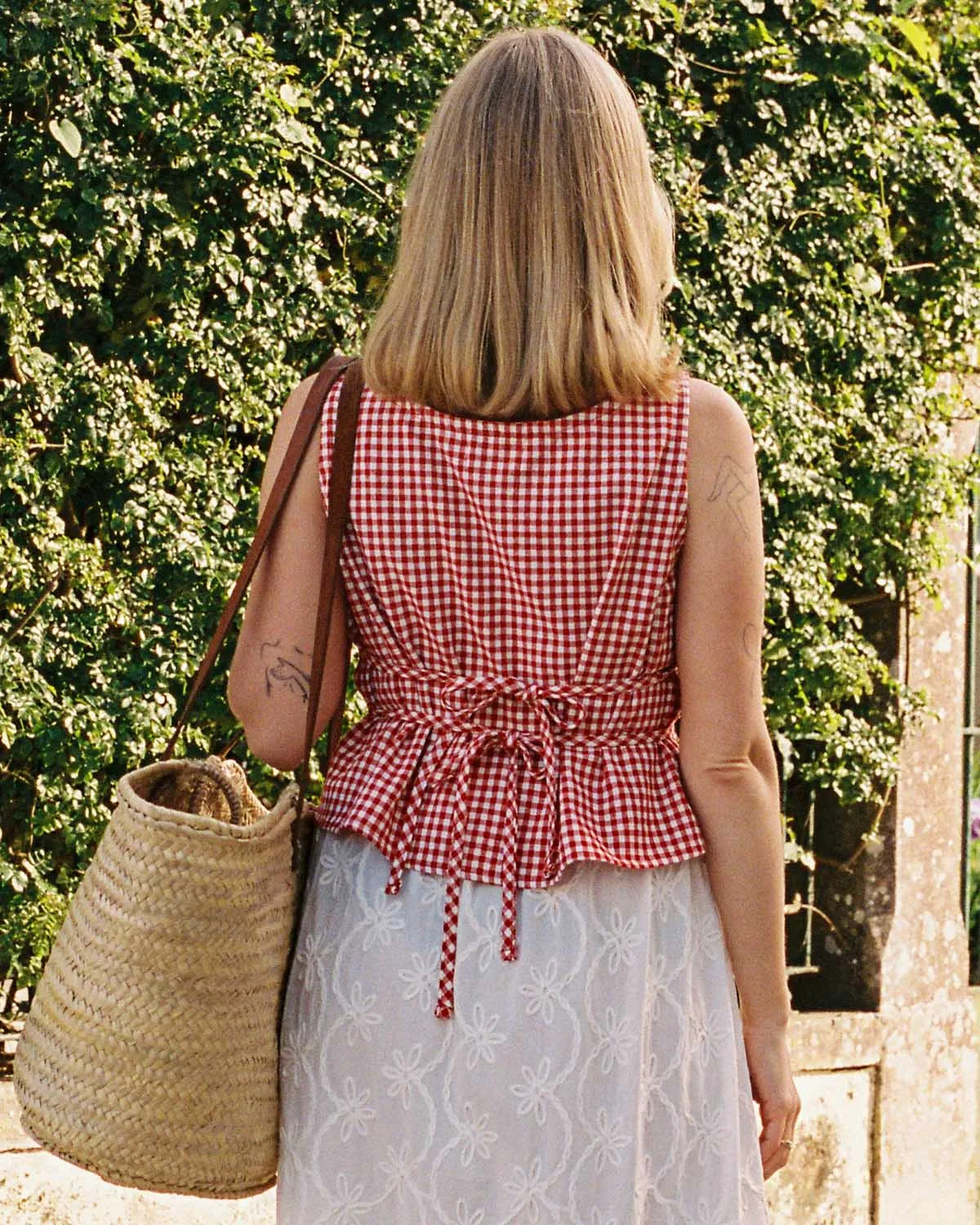 Photo Sample | Rêverie Blouse | Red Gingham | 1X sold by Harly Jae product image thumbnail 3