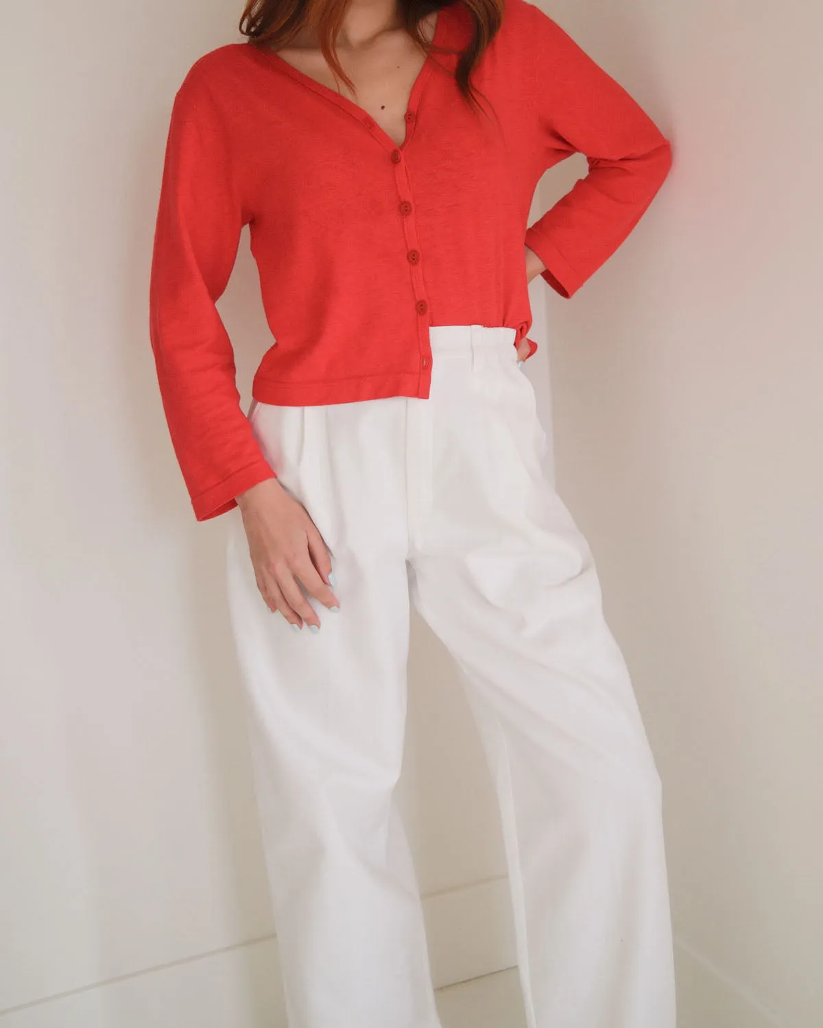 Photo Sample | Thorne Trousers | White | 1X sold by Harly Jae product image thumbnail 4