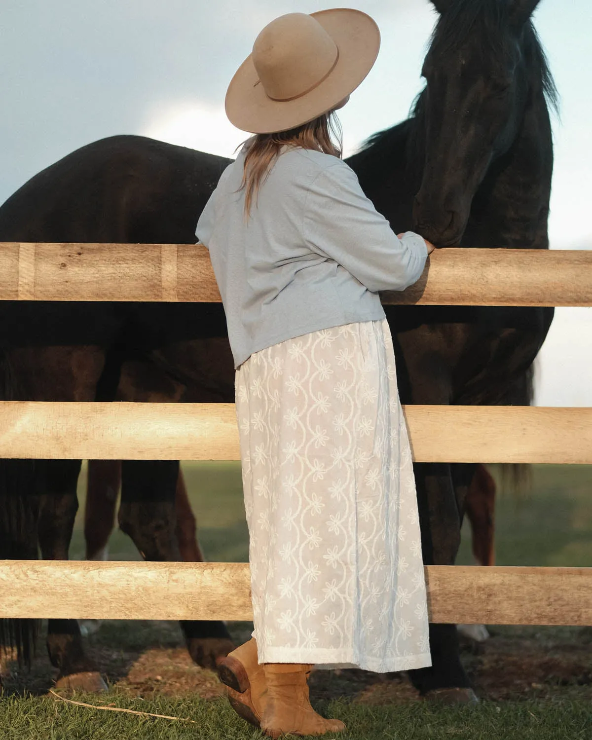 Photo Sample | Brodie Skirt | Orchid Embroidery | M sold by Harly Jae product image thumbnail 3