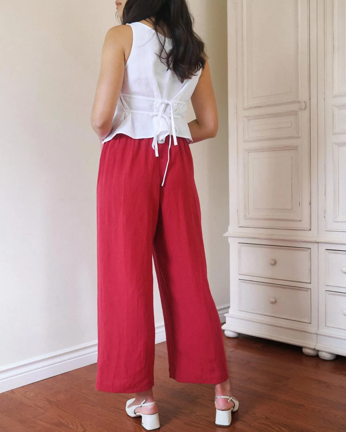 Aura Pants | Red Currant sold by Harly Jae product image thumbnail 4