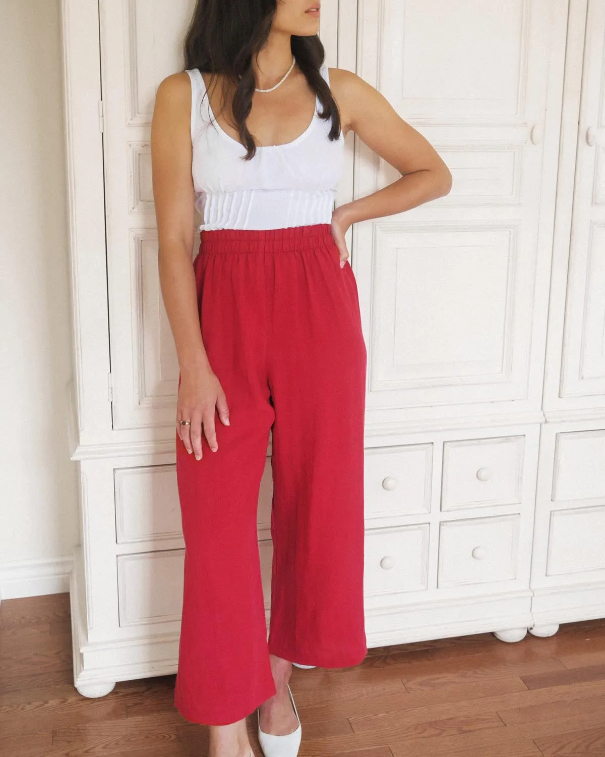 Aura Pants | Red Currant sold by Harly Jae product image thumbnail 2