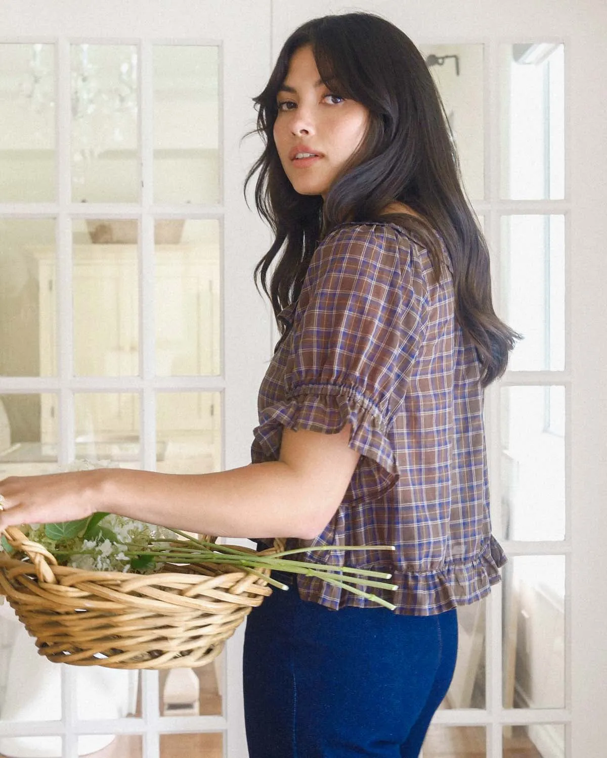 Doll Blouse | Highland Plaid sold by Harly Jae product image thumbnail 3