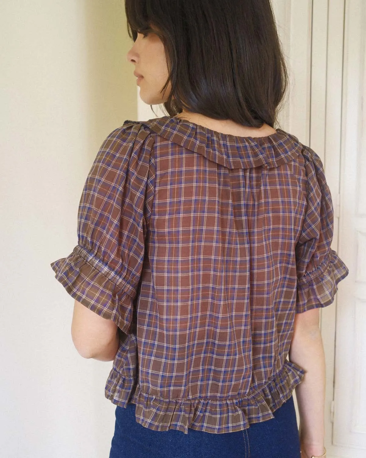 Doll Blouse | Highland Plaid sold by Harly Jae product image thumbnail 4