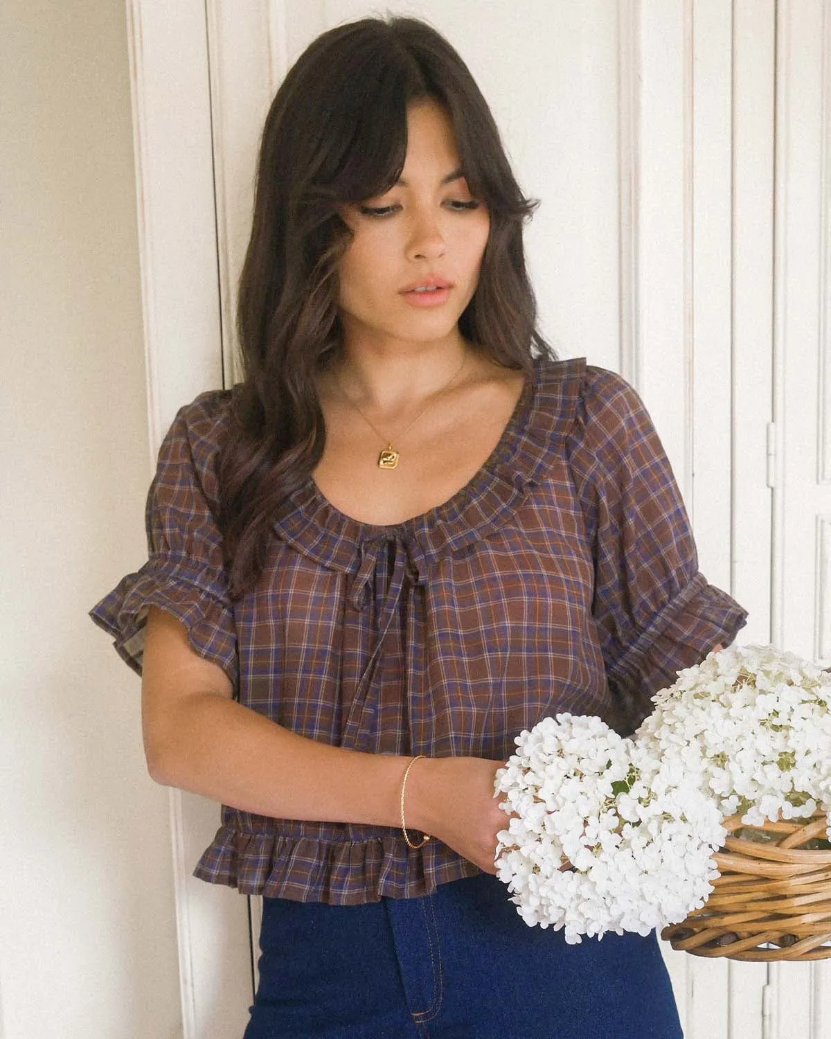 Doll Blouse | Highland Plaid sold by Harly Jae product image thumbnail 2