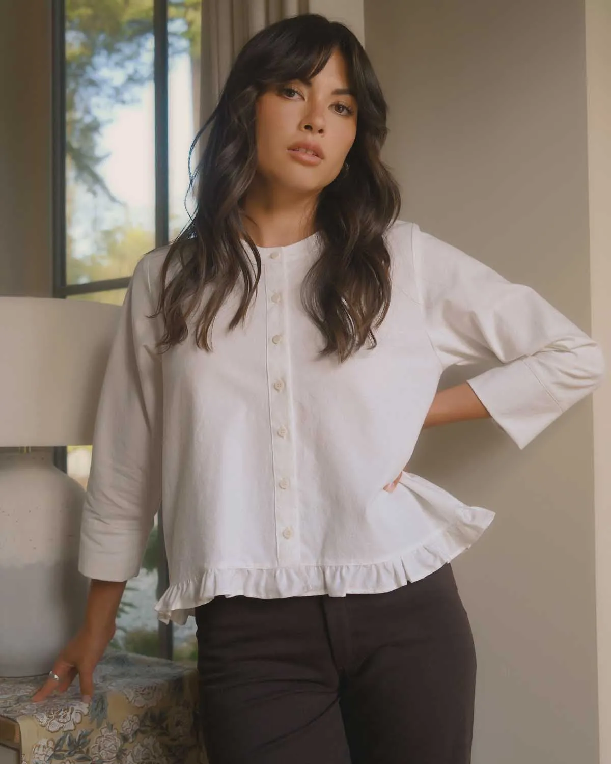 Claire Blouse | Ivory sold by Harly Jae product image thumbnail 5