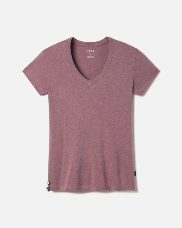 Women's Essential V-Neck sold by Paka