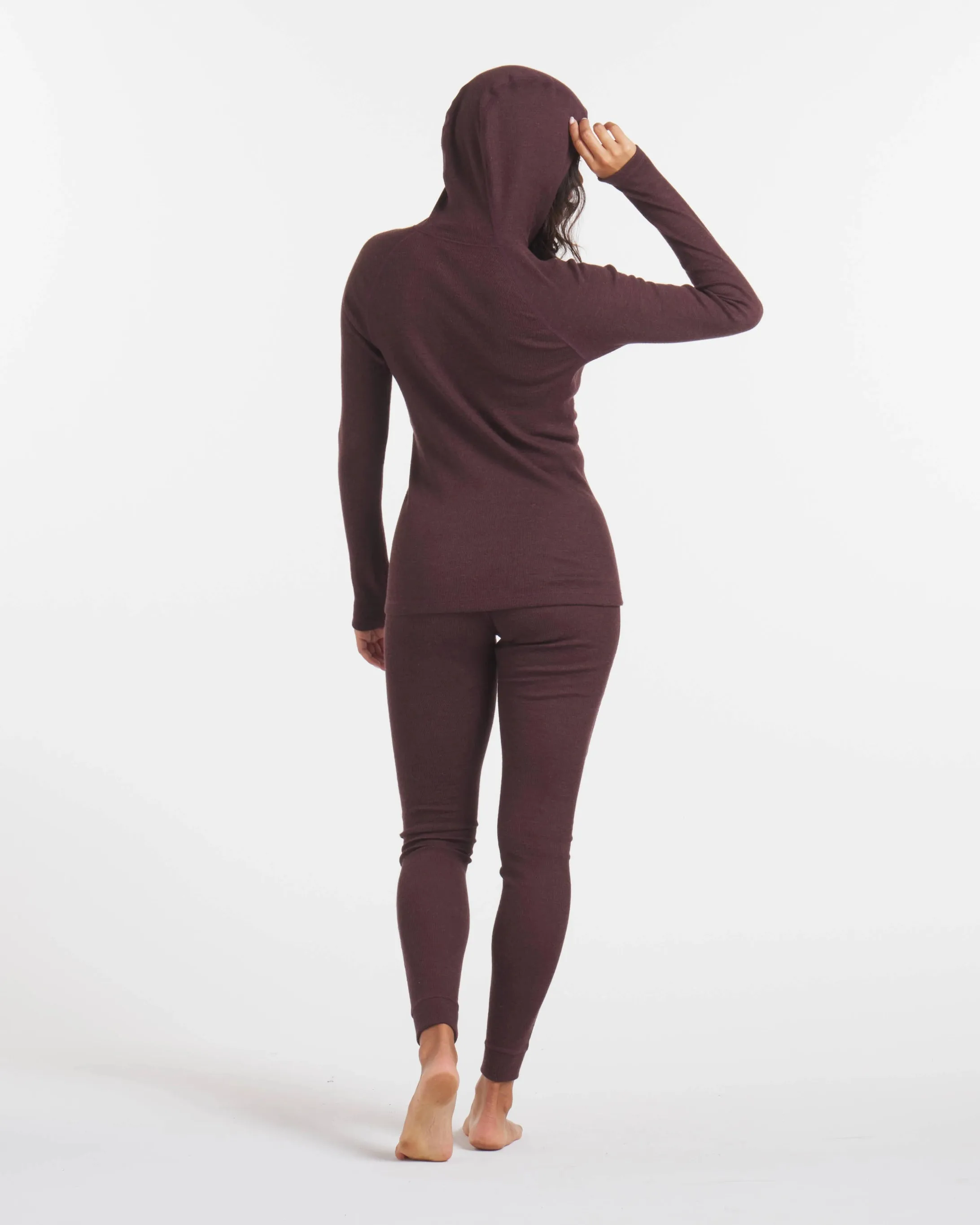 Women's Thermal Hoodie sold by Paka product image thumbnail 5
