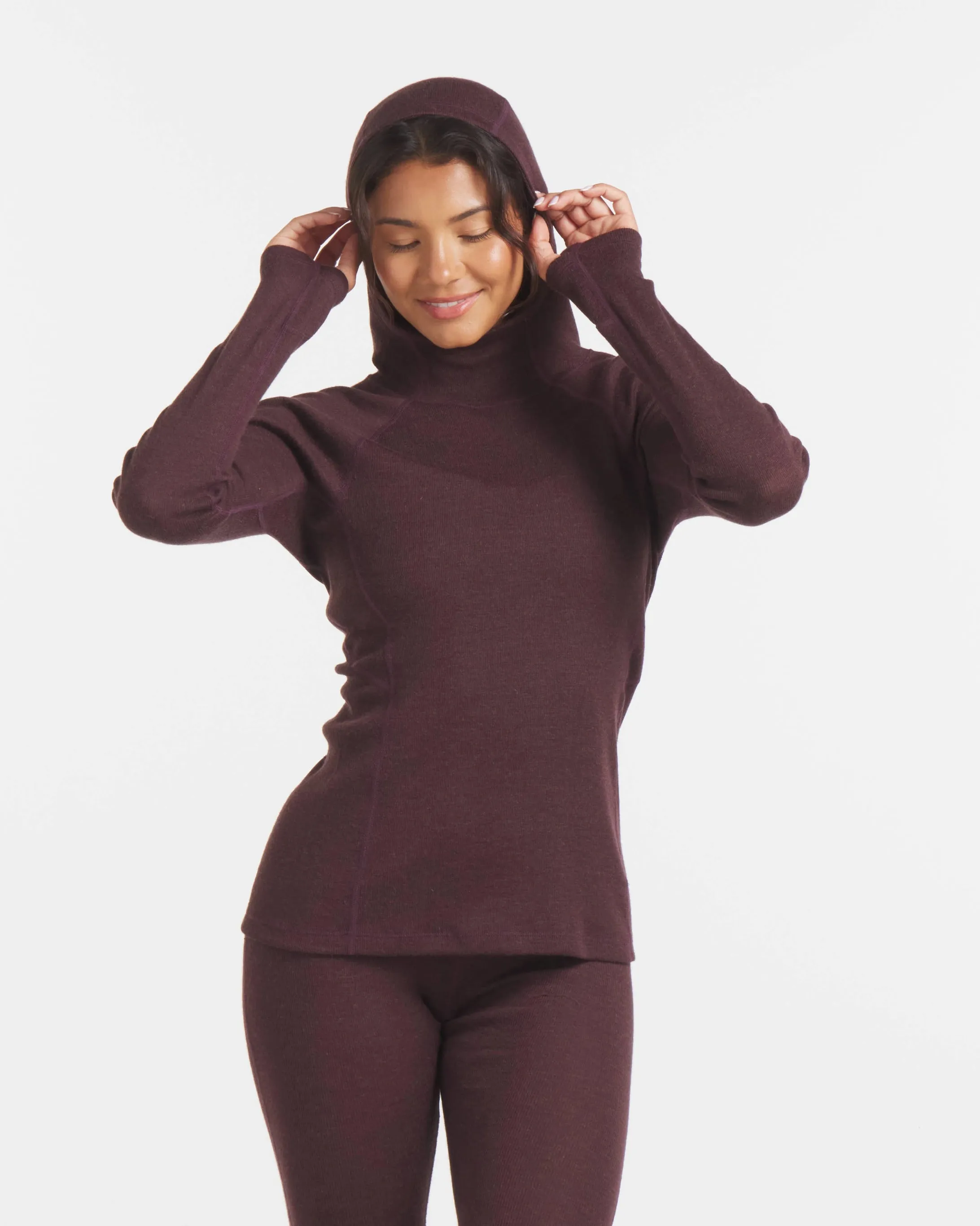 Women's Thermal Hoodie sold by Paka product image thumbnail 2