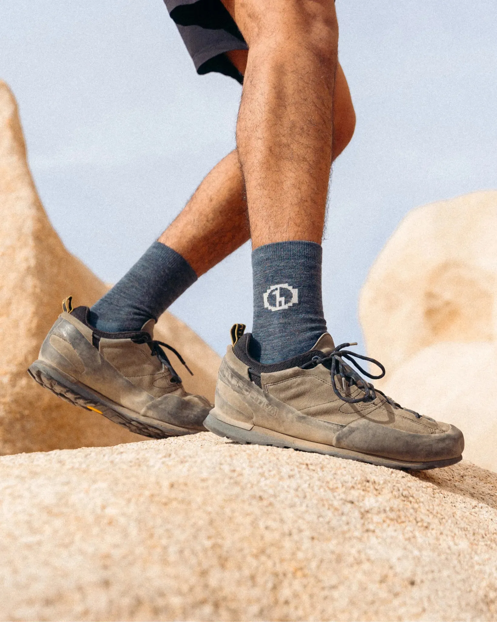 Essential Melange Crew Socks sold by Paka product image thumbnail 2