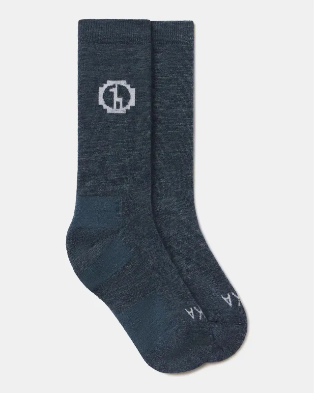 Essential Melange Crew Socks sold by Paka