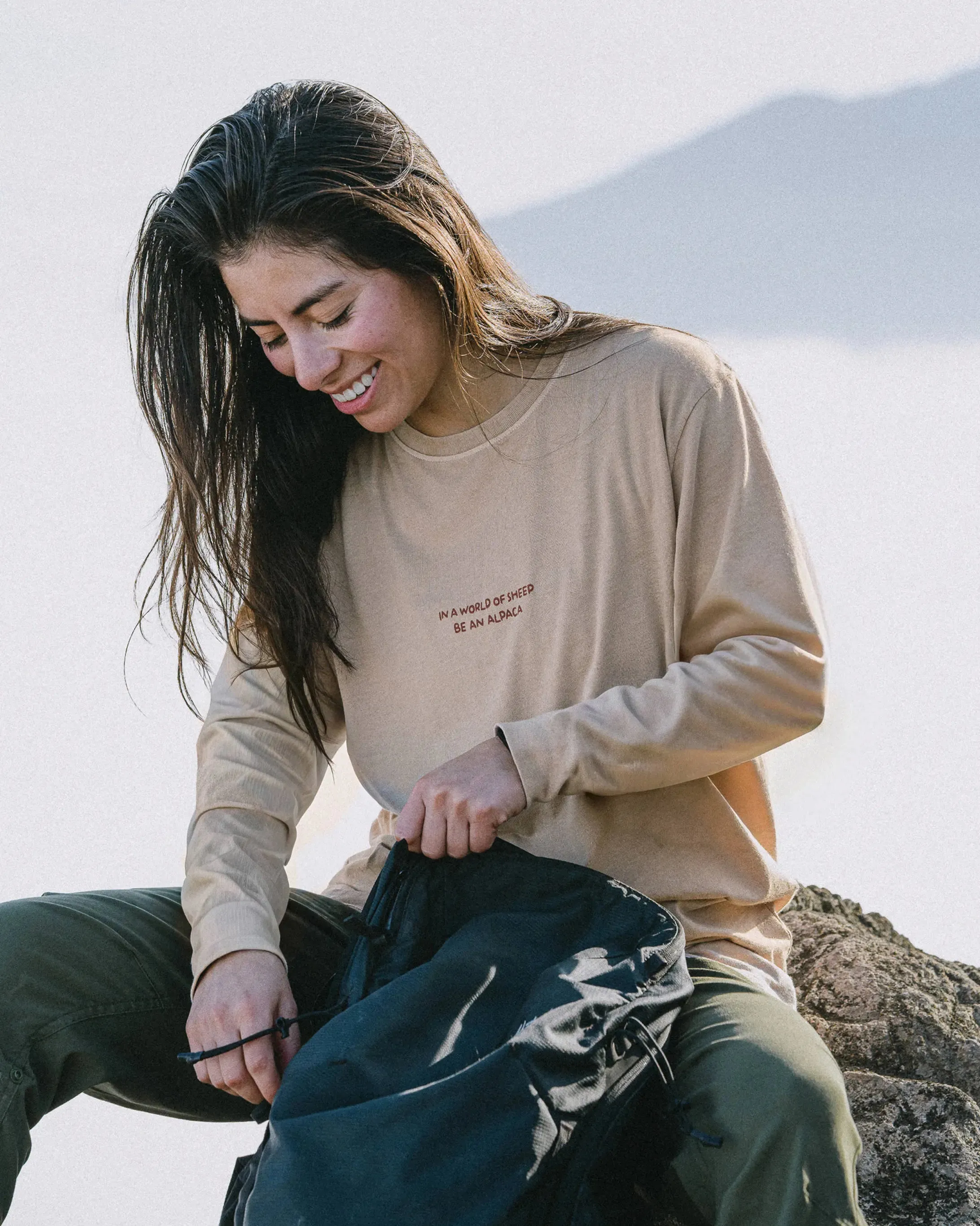 Be An Alpaca Long Sleeve sold by Paka product image thumbnail 3