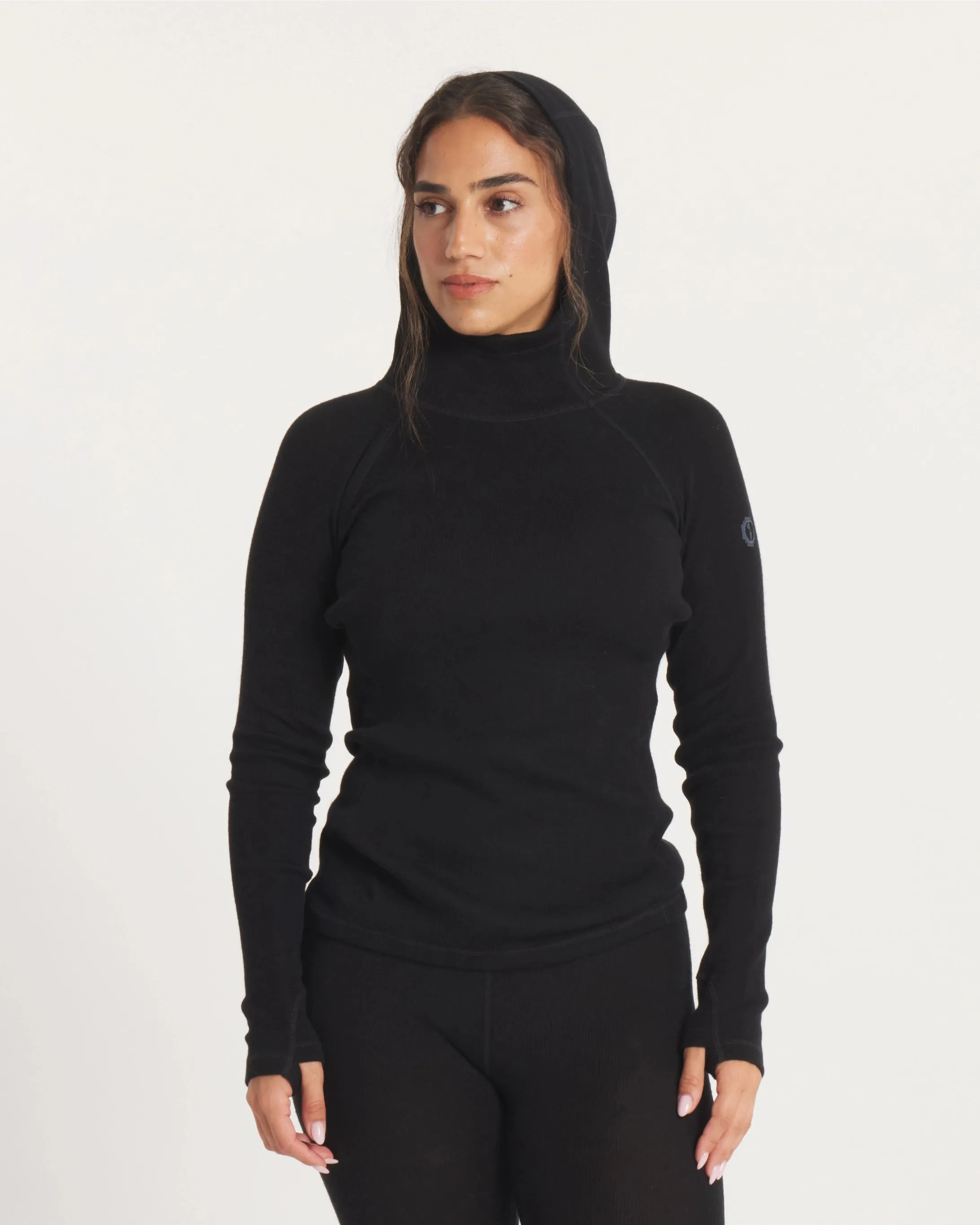 Women's Thermal Hoodie sold by Paka product image thumbnail 3