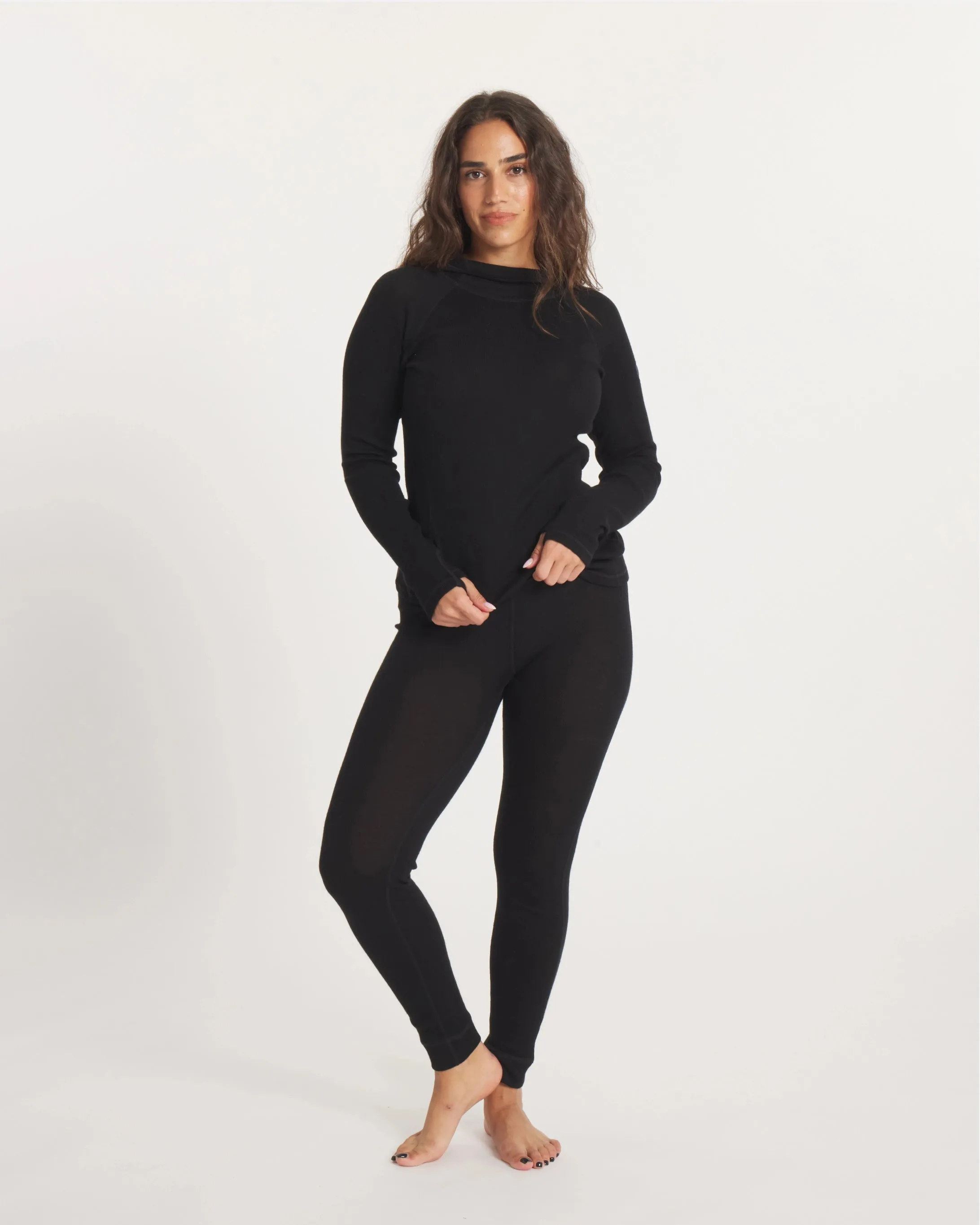 Women's Thermal Hoodie sold by Paka product image thumbnail 5