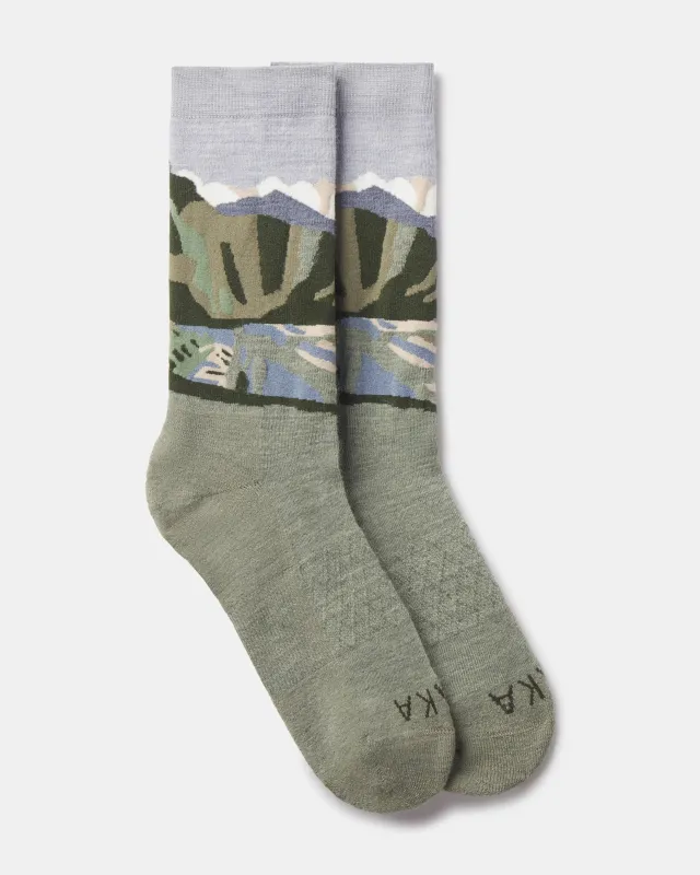 Essential Sacred Valley Crew Socks made by Paka