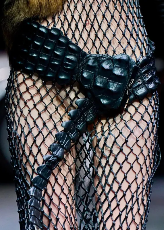 Preorder: LaQuan Smith | Crocodile Belt sold by LaQuon Smith