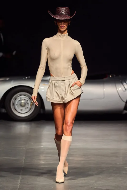 Preorder: LaQuan Smith | Long Sleeve Bodysuit sold by LaQuon Smith