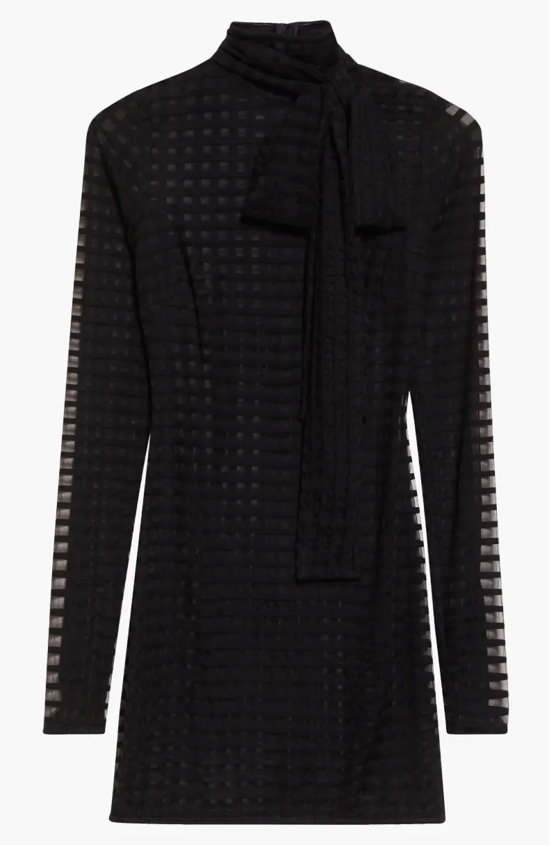 Cross Grain Dress with Pussybow Detail sold by LaQuon Smith product image thumbnail 2