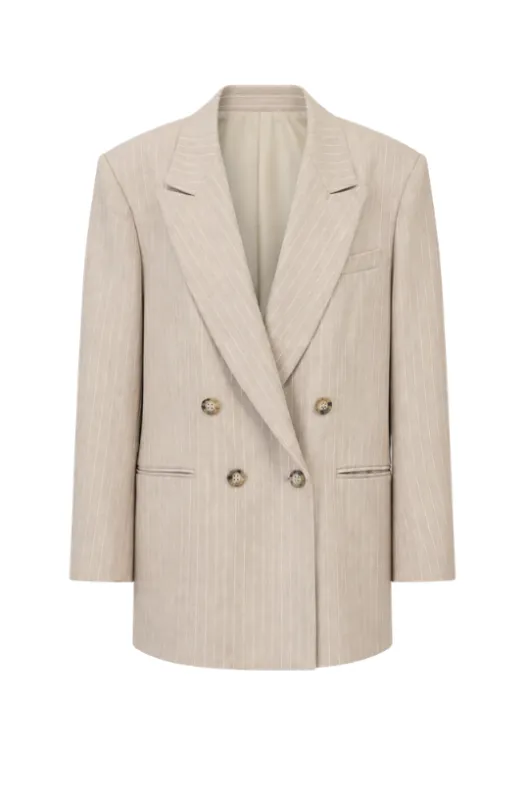 Tailored Double Breasted Jacket made by LaQuon Smith