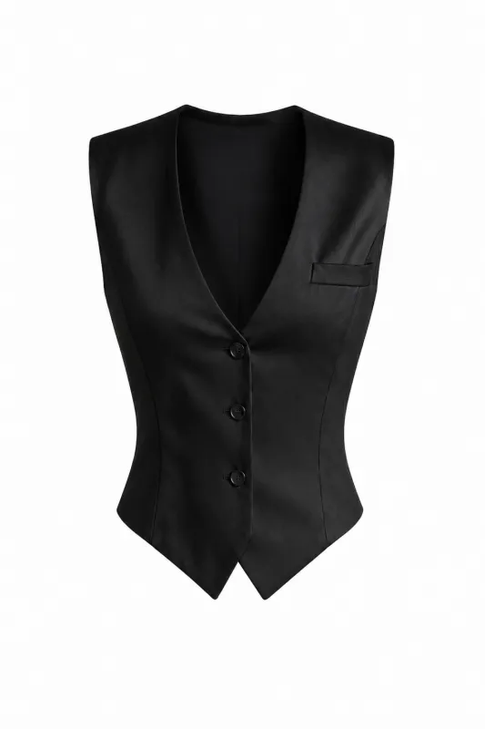 Tailored vest made by LaQuon Smith