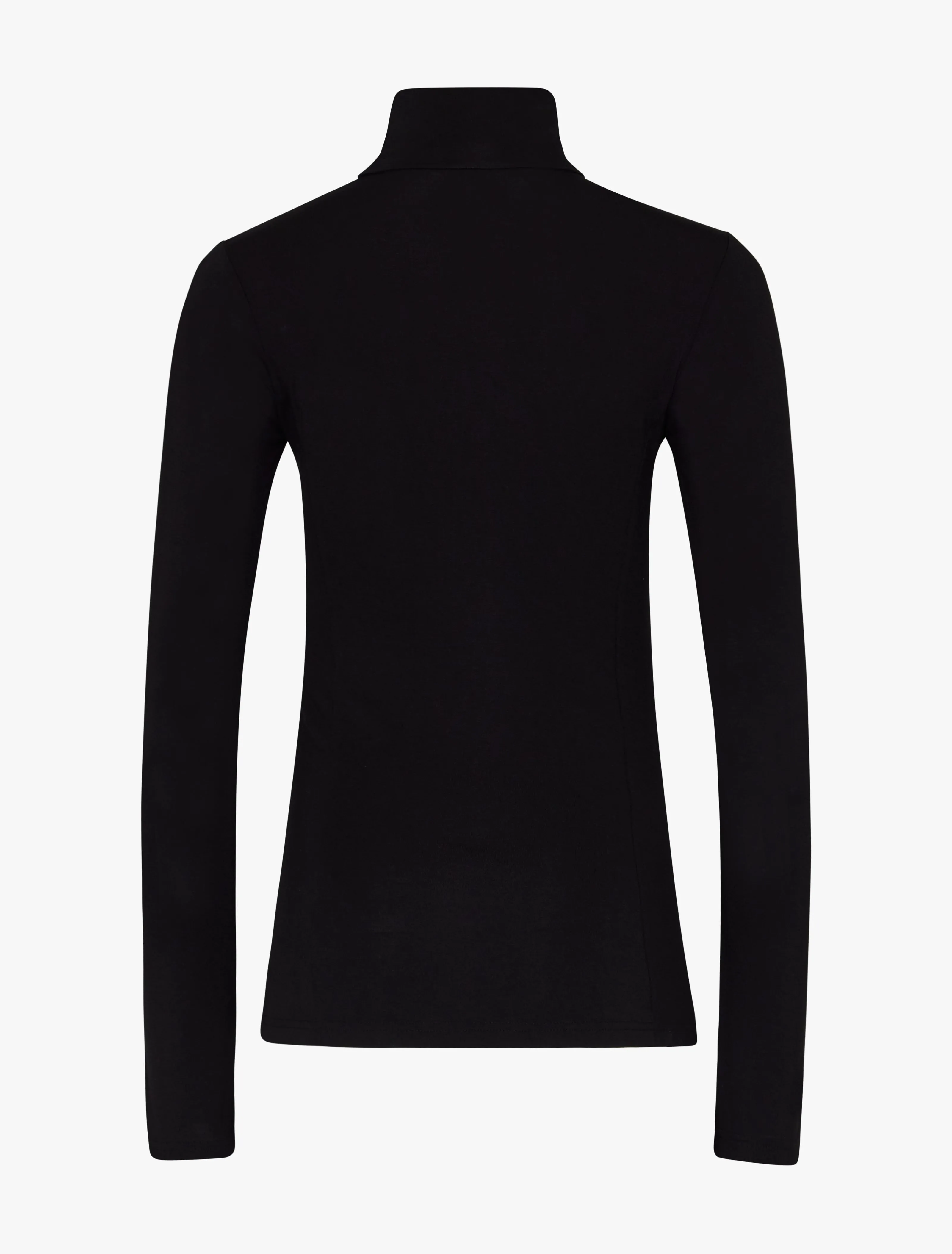 Ellon Micromodal Turtleneck Top in Black sold by Ninety Percent product image thumbnail 2