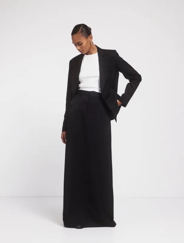 Tabby Skirt In Black sold by Ninety Percent