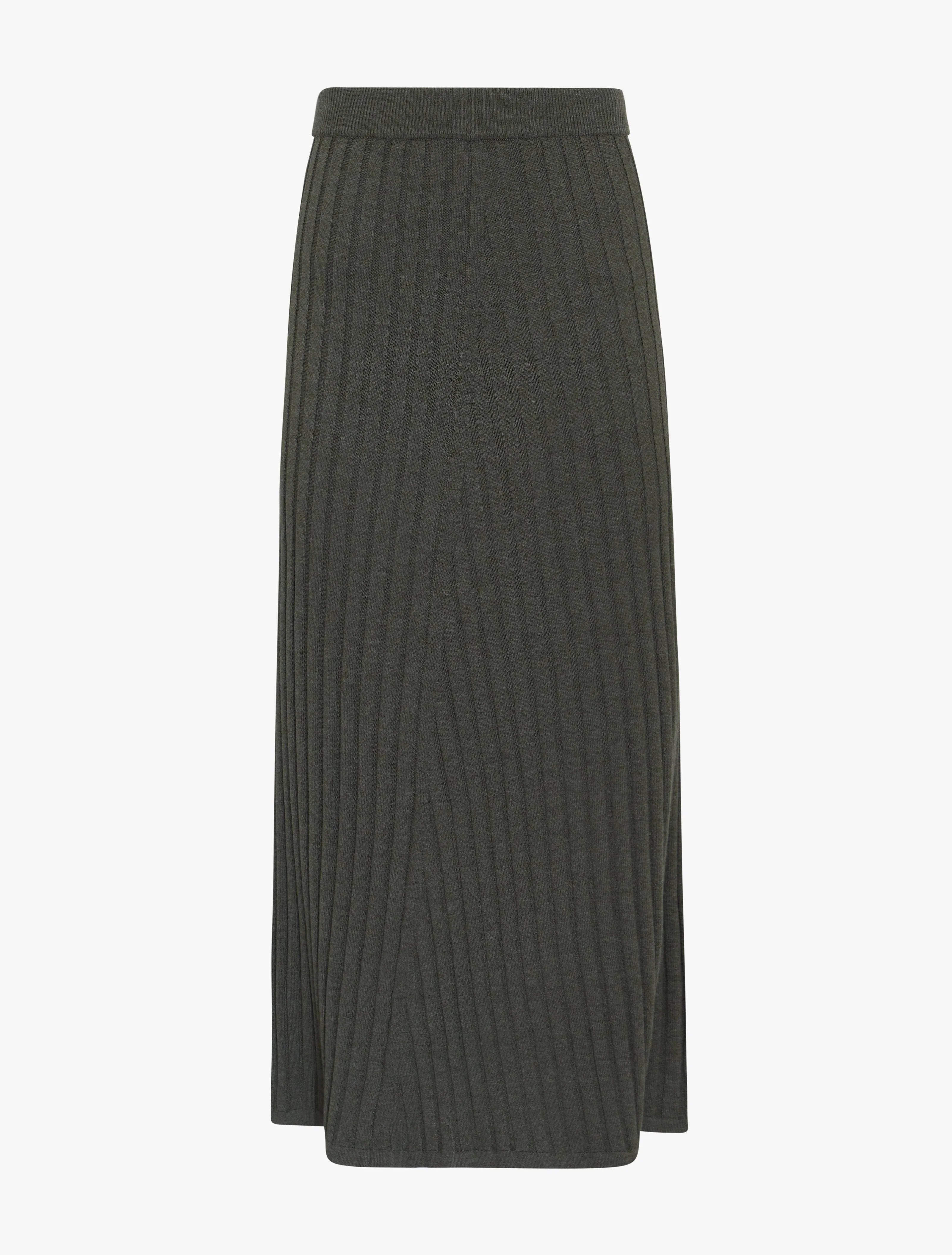 Maia Rib Skirt In Green Marl sold by Ninety Percent product image thumbnail 4