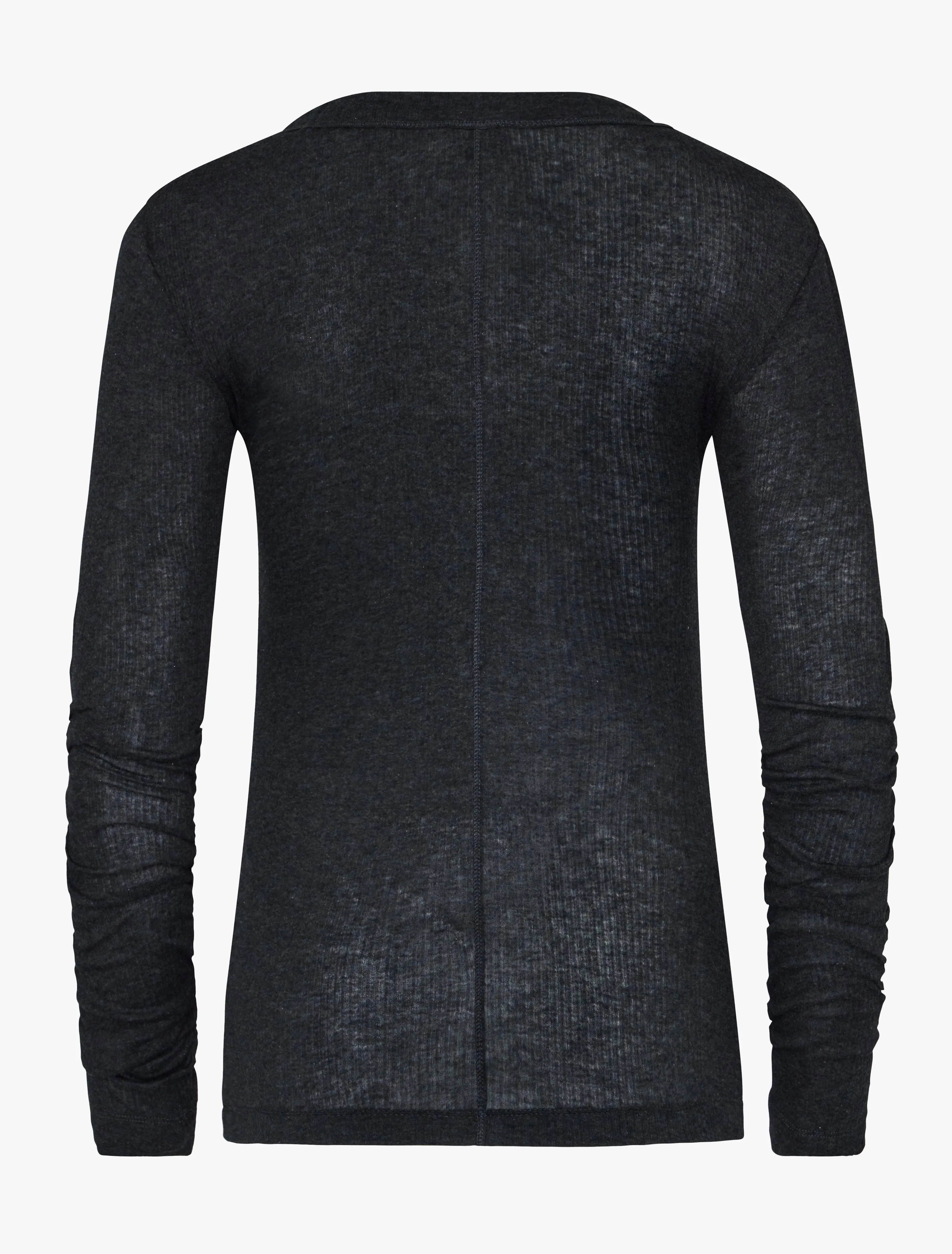 Anis Top in Charcoal Grey Melange sold by Ninety Percent product image thumbnail 5