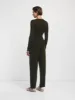 Flax Jersey Travel Pant in Dark Olive sold by Ninety Percent