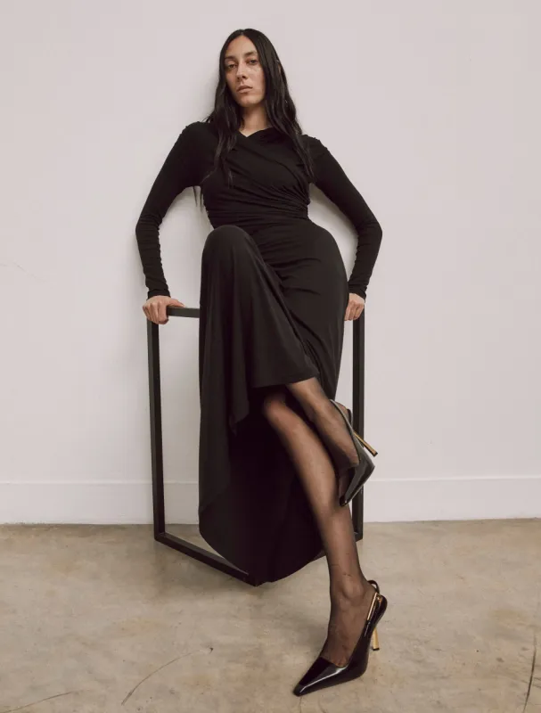 Cecelia Dress In Black sold by Ninety Percent