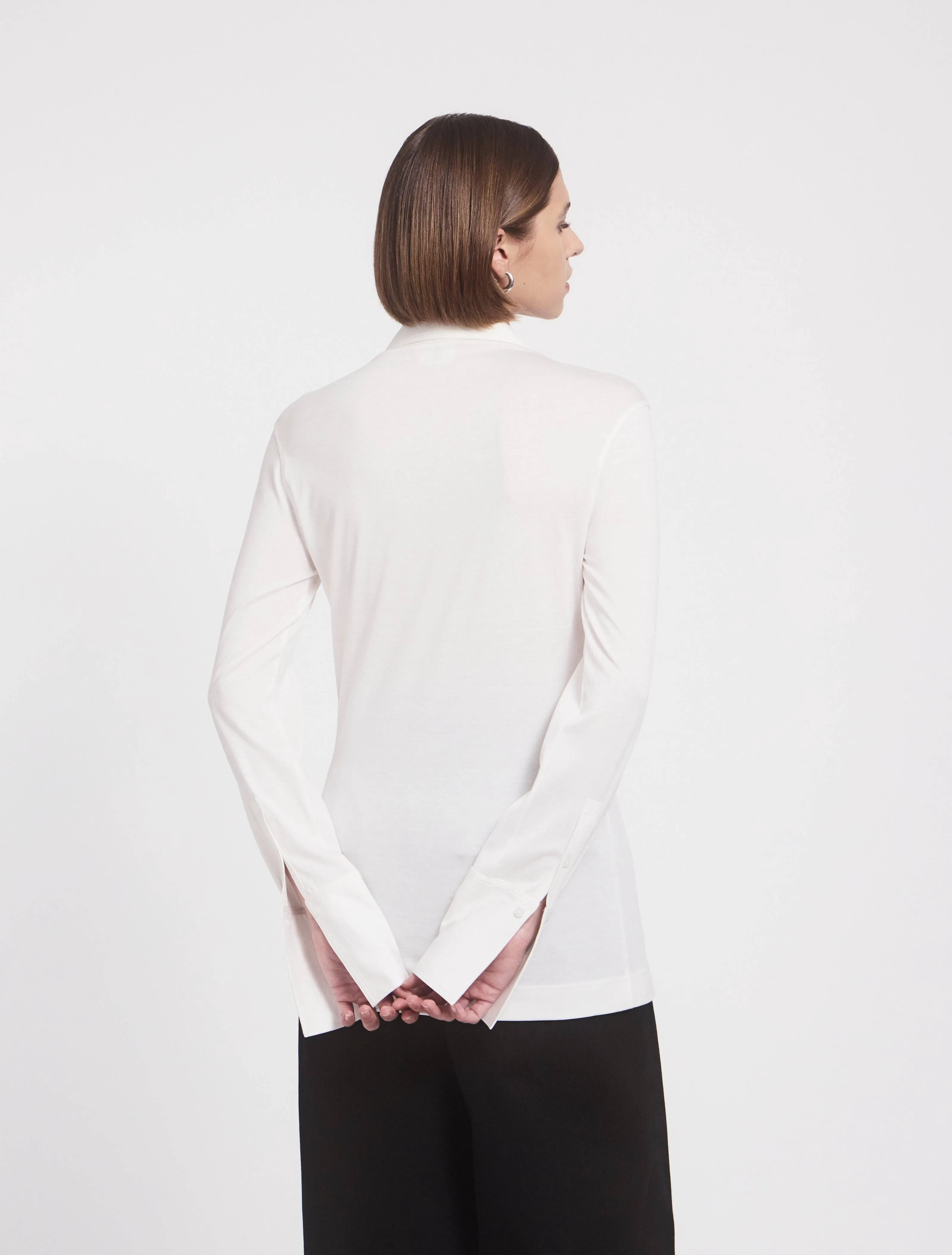 Konnos Shirt in Chalk White sold by Ninety Percent product image thumbnail 4